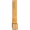 Ekena Millwork Eugene Rough Sawn Timber Gable Bracket, Western Red Cedar, 96"W x 36"H x 6"D x 6"F, 9/12 Pitch GBW096X36X0606EUG00RWR - alternate 3